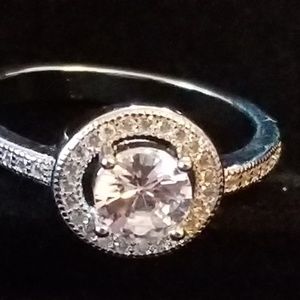 1 Carat AAA C.Z .925 Sterling Silver Ring